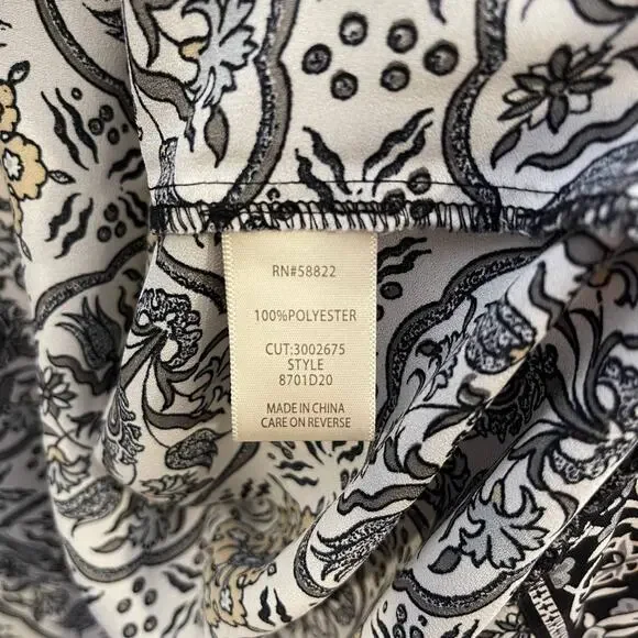 MAX Studio Open Patterned Kimono Cardigan Large - Picture 4 of 7